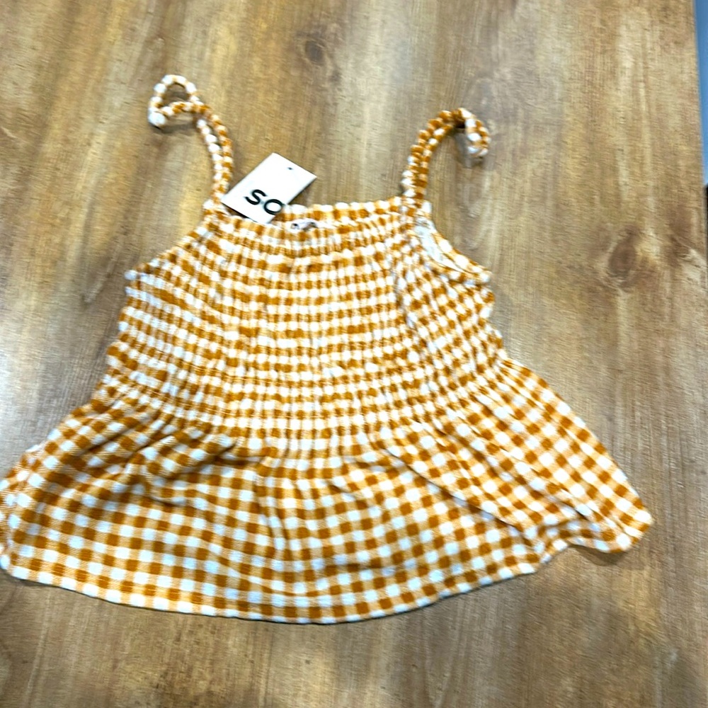 Brand New peplum tank!! Sz)L